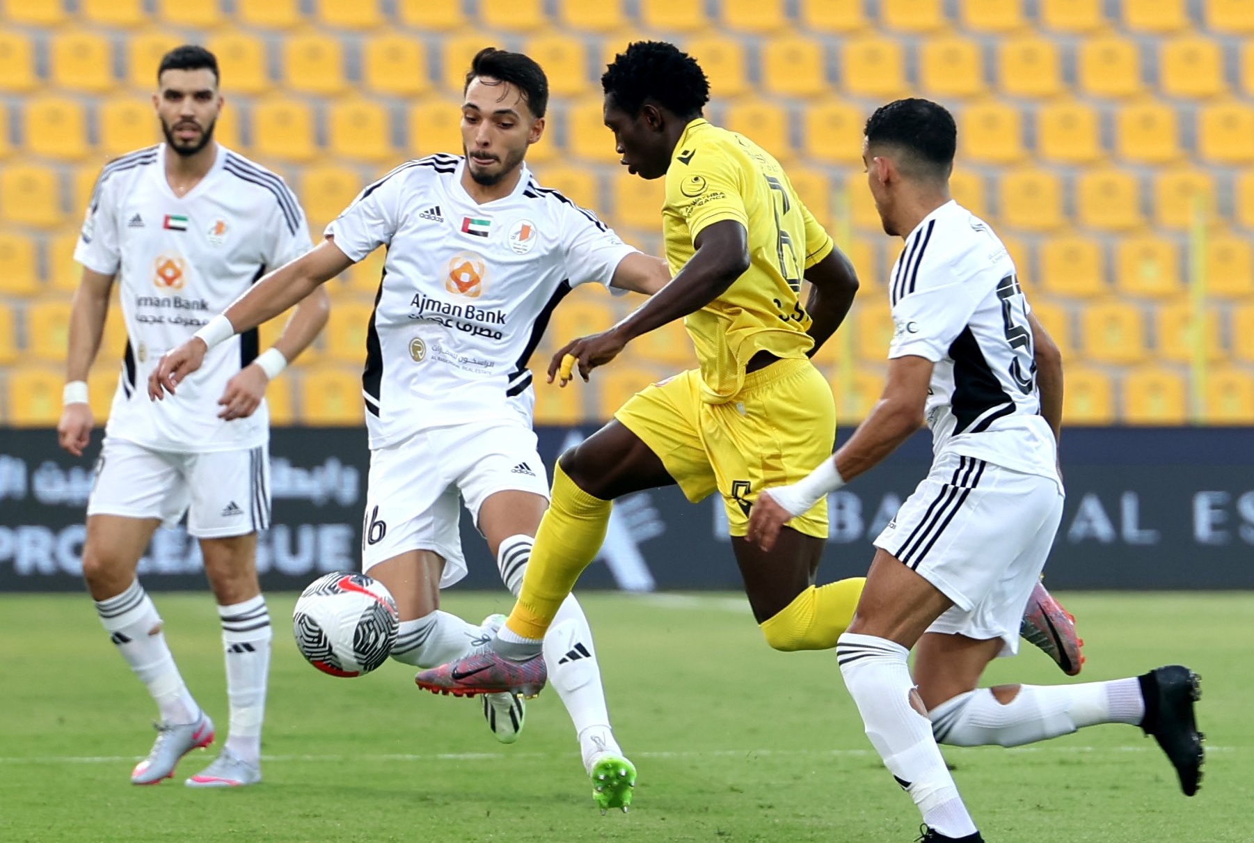 تعادل الوصل مع عجمان في دوري أدنوك للمحترفين | دبي الرياضية